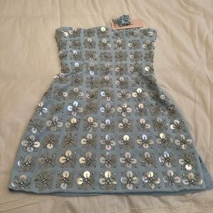 NWT Oh Polly Embellished Mini Dress